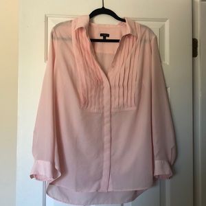 Talbots blush blouse